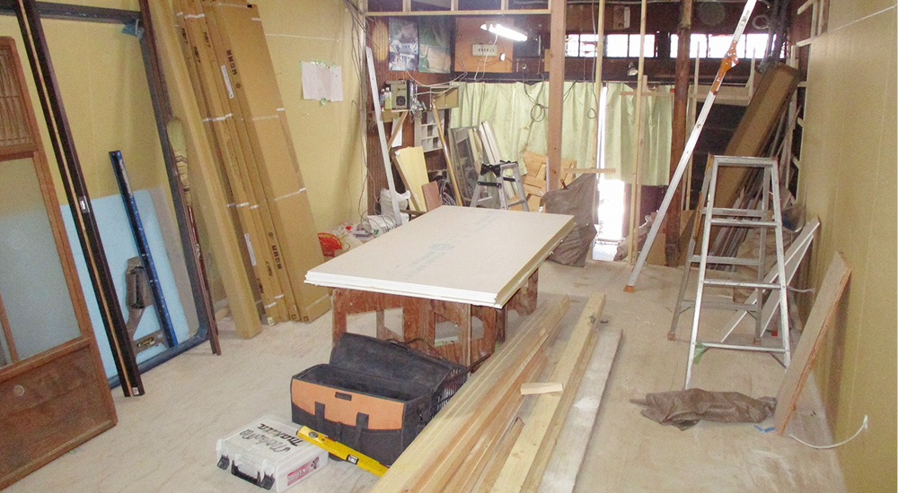 リノベーション工事中